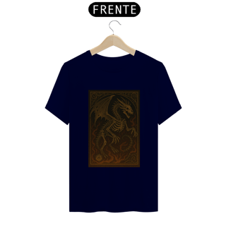 Nome do produto Camiseta Dragão Esqueleto – Estilo Carta RPG