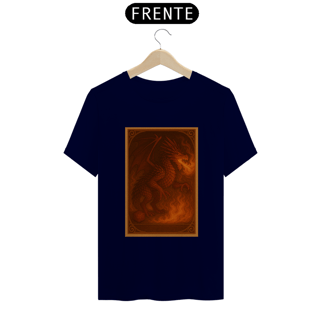 Nome do produto Camiseta Dragão Vermelho – Estilo Carta RPG