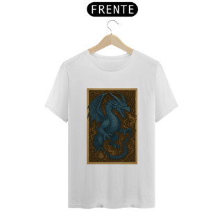 Nome do produto Camiseta Dragão Azul Elemental – Estilo Carta RPG