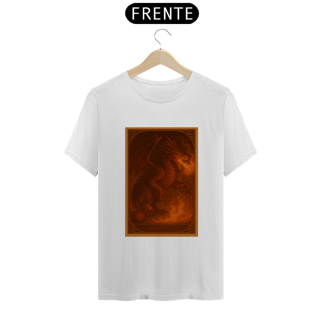 Nome do produto Camiseta Dragão Vermelho – Estilo Carta RPG