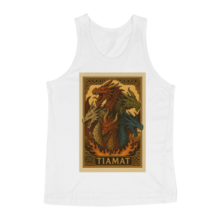 Nome do produto Camiseta Regata Dragão Tiamat – Estilo Carta RPG