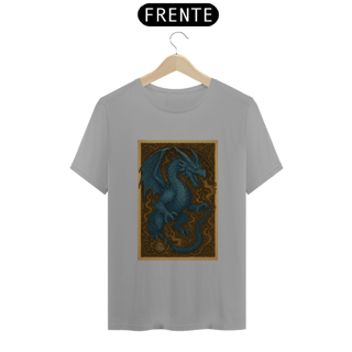 Nome do produto Camiseta Dragão Azul Elemental – Estilo Carta RPG