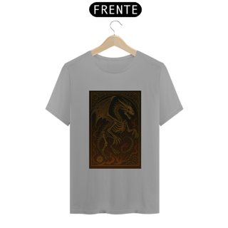 Nome do produto Camiseta Dragão Esqueleto – Estilo Carta RPG
