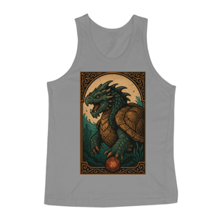 Nome do produto Camiseta Regata Dragão Anfíbio - Estilo Carta RPG
