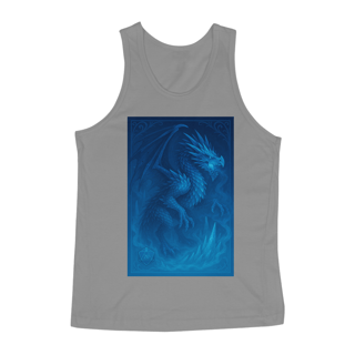 Nome do produto Camiseta Regata Dragão de Gelo – Estilo Carta RPG