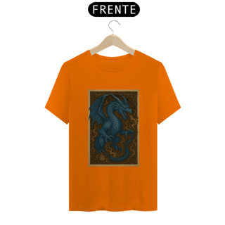 Nome do produto Camiseta Dragão Azul Elemental – Estilo Carta RPG