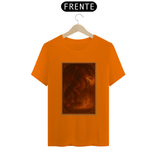 Nome do produto Camiseta Dragão Vermelho – Estilo Carta RPG