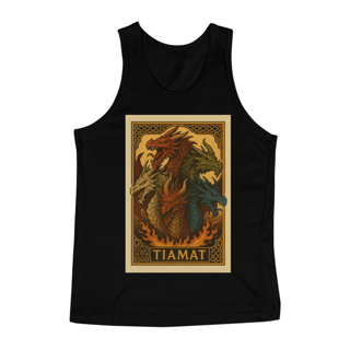 Nome do produto Camiseta Regata Dragão Tiamat – Estilo Carta RPG