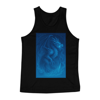 Nome do produto Camiseta Regata Dragão de Gelo – Estilo Carta RPG