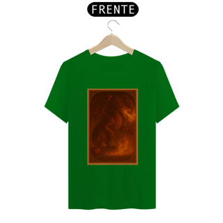 Nome do produto Camiseta Dragão Vermelho – Estilo Carta RPG