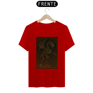 Nome do produto Camiseta Dragão Esqueleto – Estilo Carta RPG