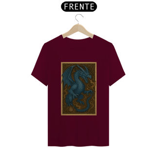 Nome do produto Camiseta Dragão Azul Elemental – Estilo Carta RPG