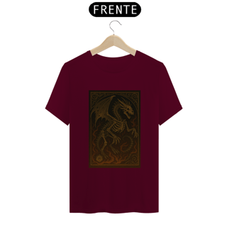 Nome do produto Camiseta Dragão Esqueleto – Estilo Carta RPG
