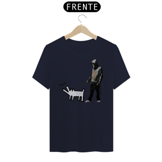 Nome do produto Haring dog - Banksy (T-Shirt Prime)