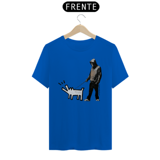 Nome do produto Haring dog - Banksy (T-Shirt Prime)