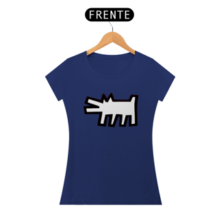 Nome do produto Barking Dog - Keith Haring (Baby Look Pima)