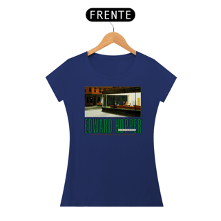 Nome do produto Nighthawks - Edward Hopper (Baby Look Pima) 