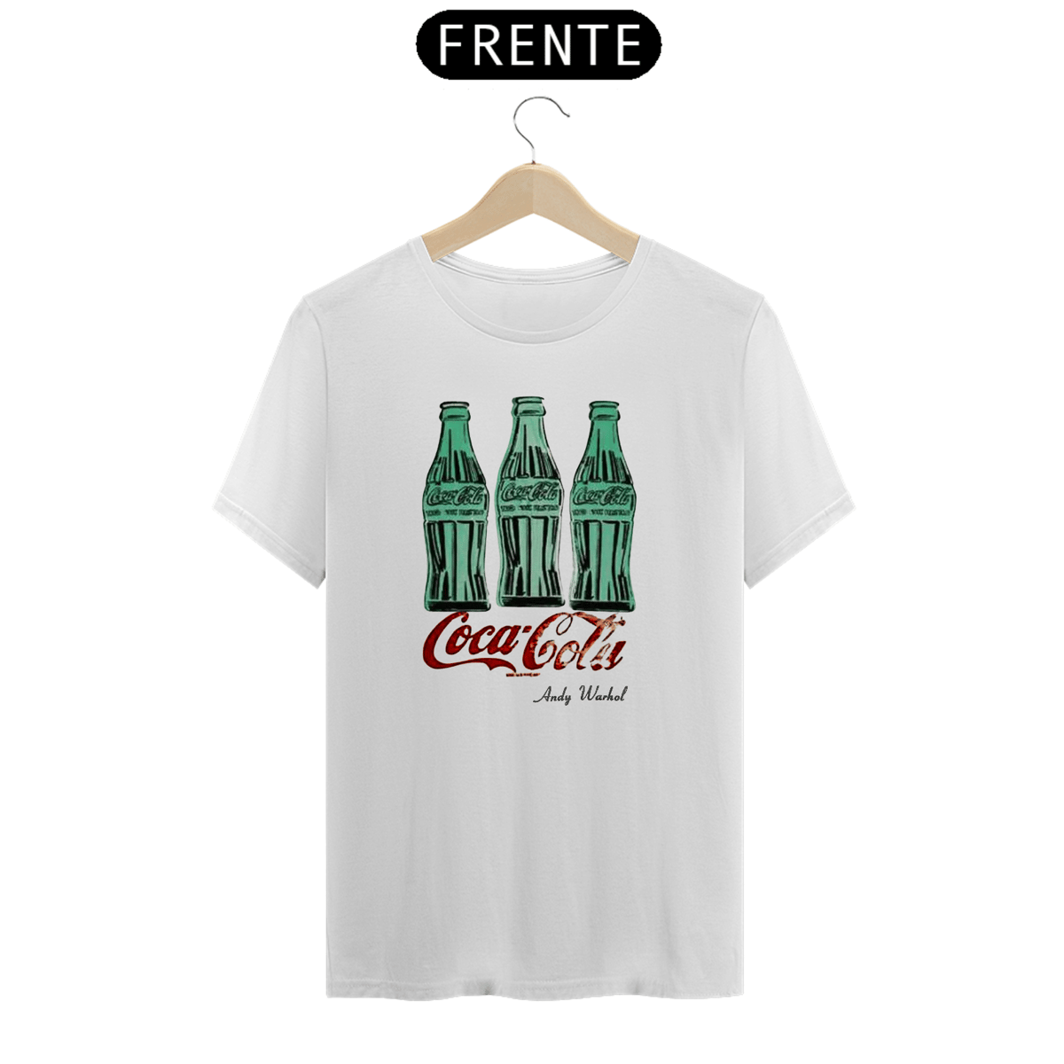 Nome do produto: Andy Warhol Coca Cola Pop Art (T-Shirt Prime)