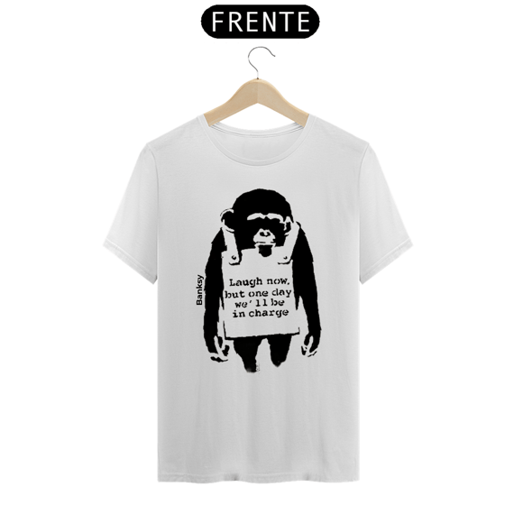 Laugh Now - Banksy (T-Shirt Prime)