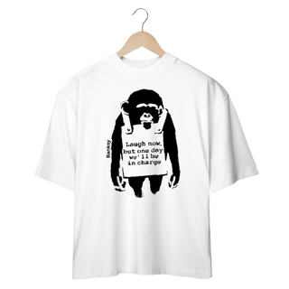 Nome do produto Laugh Now - Banksy (Oversized)