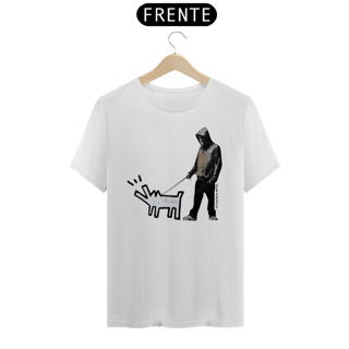 Haring dog - Banksy (T-Shirt Prime)