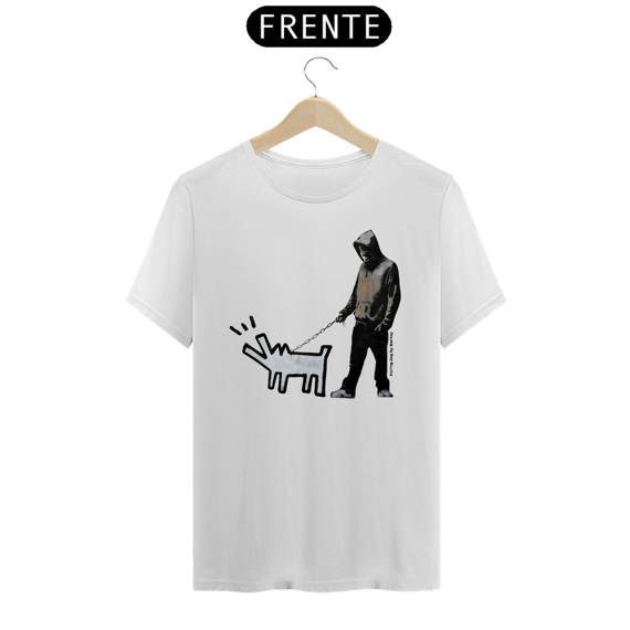 Haring dog - Banksy (T-Shirt Prime)