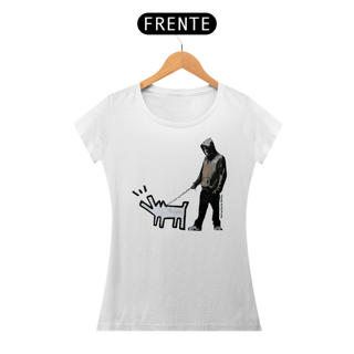 Haring dog - Banksy (Baby Look Prime)