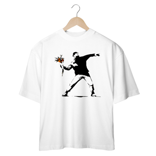 Nome do produto Flower Thrower- Banksy (Oversized)