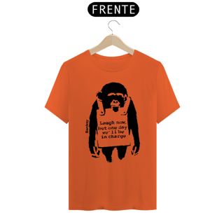 Nome do produto Laugh Now - Banksy (T-Shirt Prime)