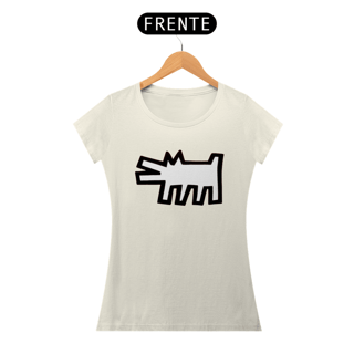 Nome do produto Barking Dog - Keith Haring (Baby Look Pima)