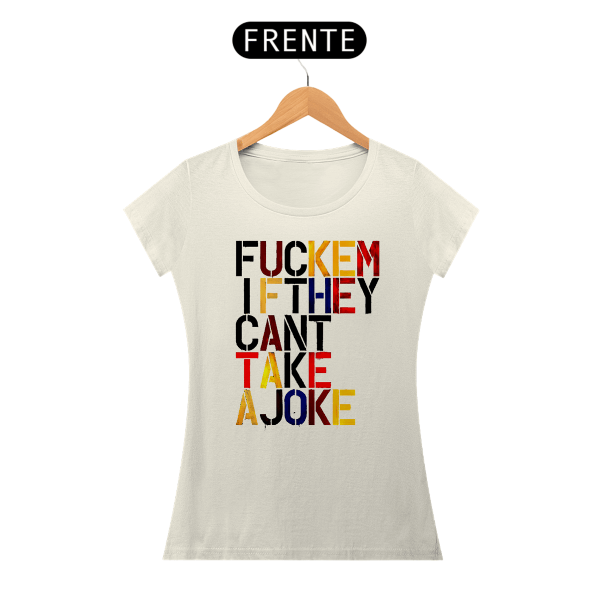 Nome do produto: Fuckem If - Christopher Wool (Baby Look Pima)