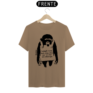 Nome do produto Laugh Now - Banksy (T-Shirt Prime)