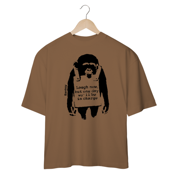 Laugh Now - Banksy (Oversized)