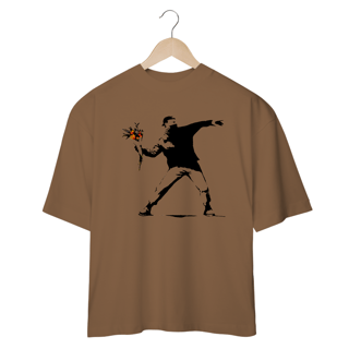 Nome do produto Flower Thrower- Banksy (Oversized)