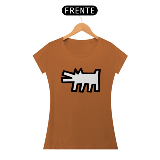 Nome do produto Barking Dog - Keith Haring (Baby Look Pima)
