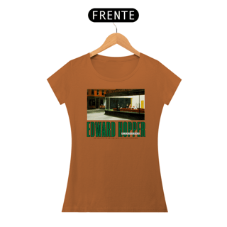 Nome do produto Nighthawks - Edward Hopper (Baby Look Pima) 