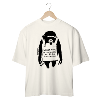 Nome do produto Laugh Now - Banksy (Oversized)