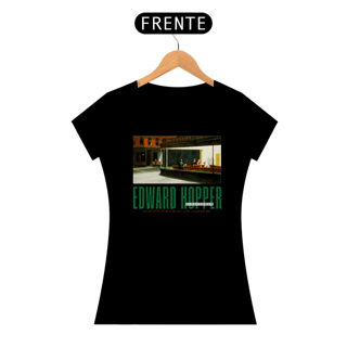 Nome do produto Nighthawks - Edward Hopper (Baby Look Pima) 