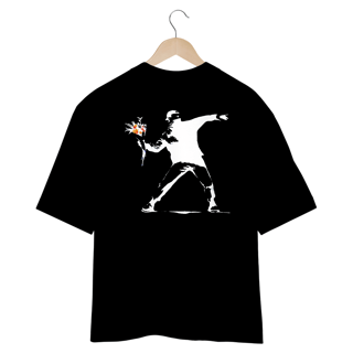 Nome do produto Flower Thrower V2 - Banksy (Oversized)