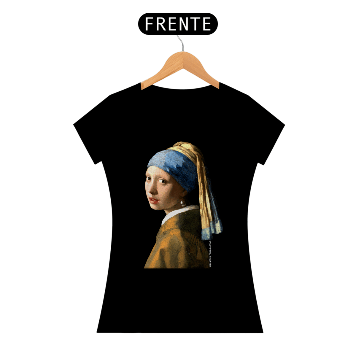 Nome do produto: Girl with a Pearl Earring - Vermeer (Baby Look Prime)
