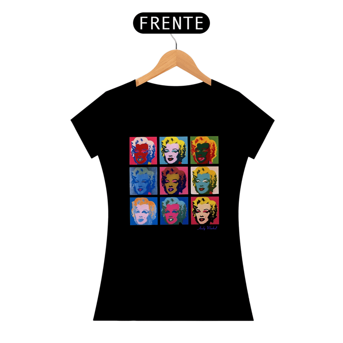 Nome do produto: Marilyn Monroe - Andy Warhol (Baby Look Prime)