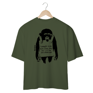 Nome do produto Laugh Now - Banksy (Oversized)