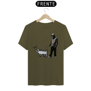 Nome do produto Haring dog - Banksy (T-Shirt Prime)
