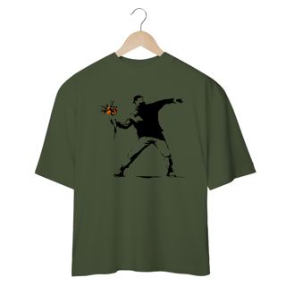 Nome do produto Flower Thrower- Banksy (Oversized)
