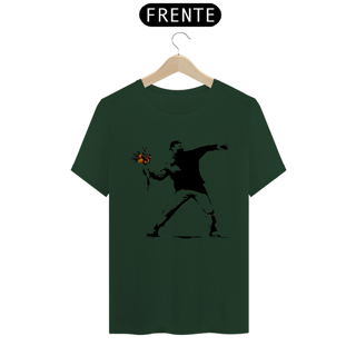Flower Thrower- Banksy (T-Shirt Pima)