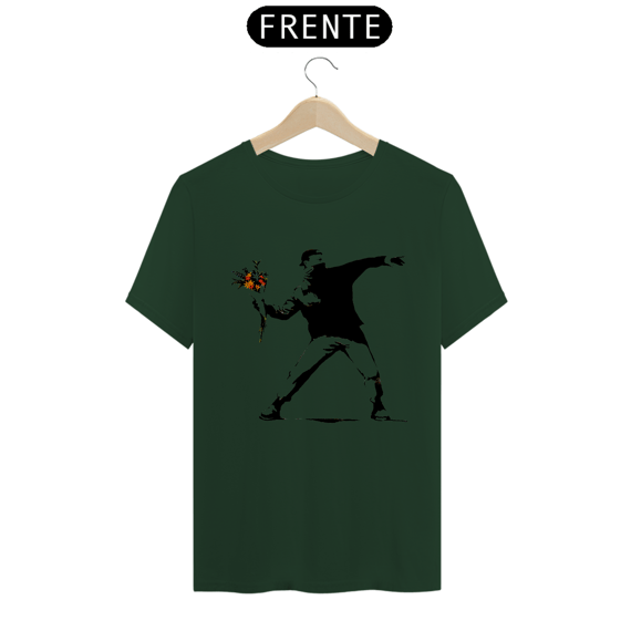 Flower Thrower- Banksy (T-Shirt Pima)
