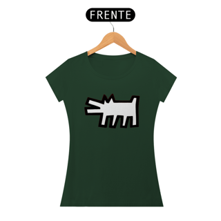 Nome do produto Barking Dog - Keith Haring (Baby Look Pima)