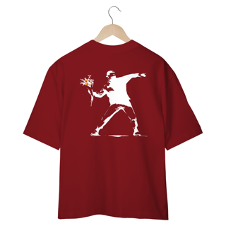 Nome do produto Flower Thrower V2 - Banksy (Oversized)