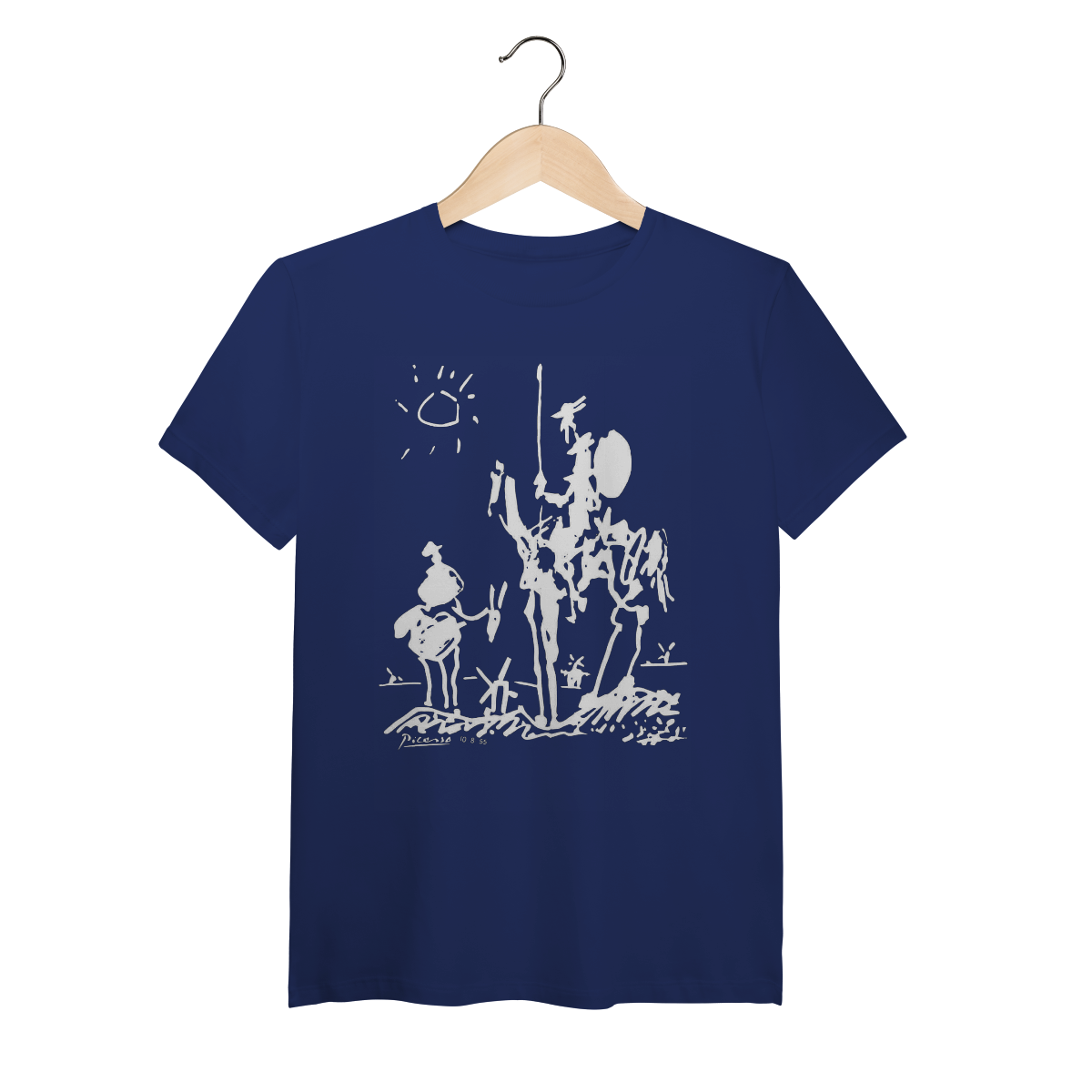Nome do produto: Picasso - Dom Quixote (Algodão Peruano)