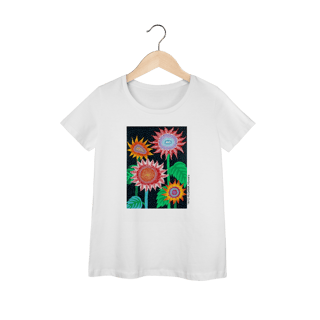 Nome do produto YAYOI KUSAMA - Flowers (Baby Look PRIME)